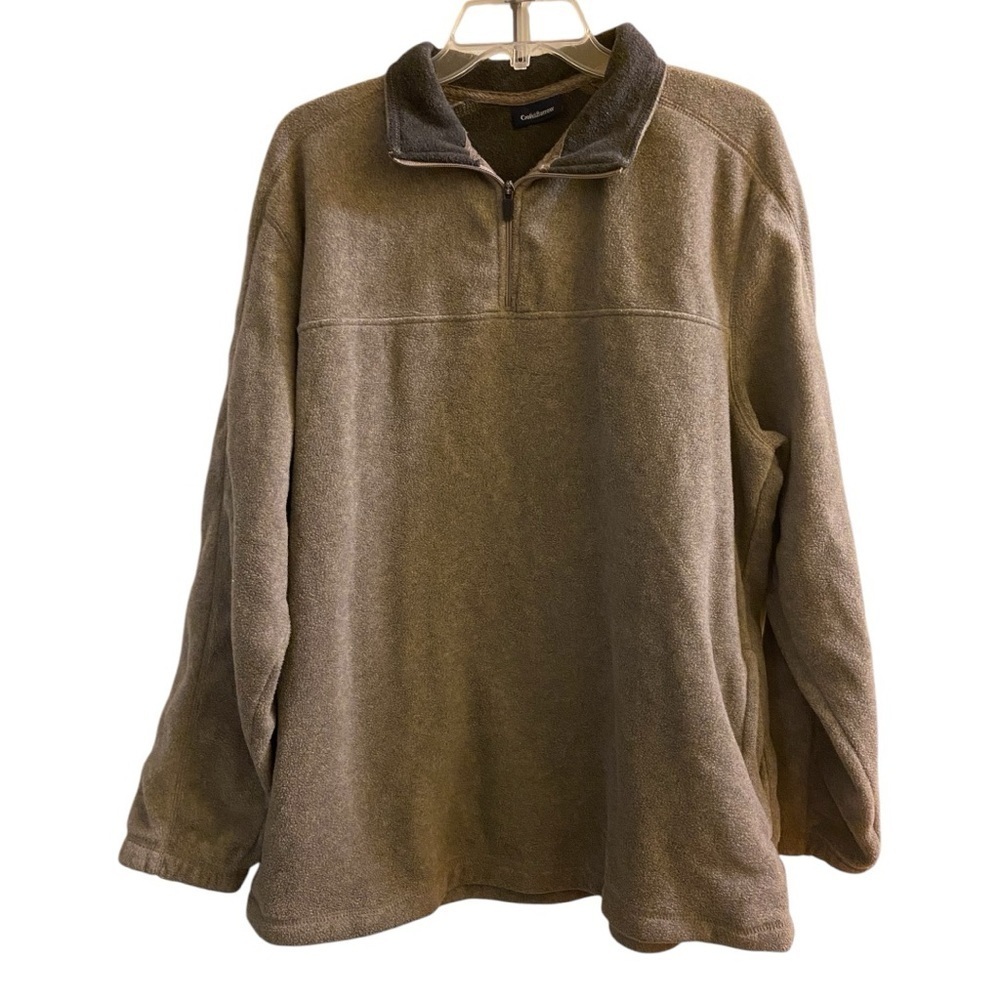 Croft & Borrow Brown Pullover Fleece